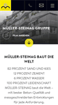 Mobile Screenshot of mueller-steinag.ch